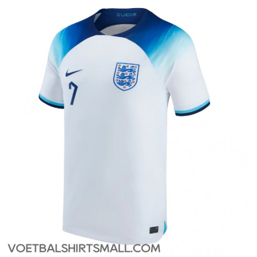 Engeland Jack Grealish #7 Voetbalkleding Thuisshirt WK 2022 Korte Mouwen
